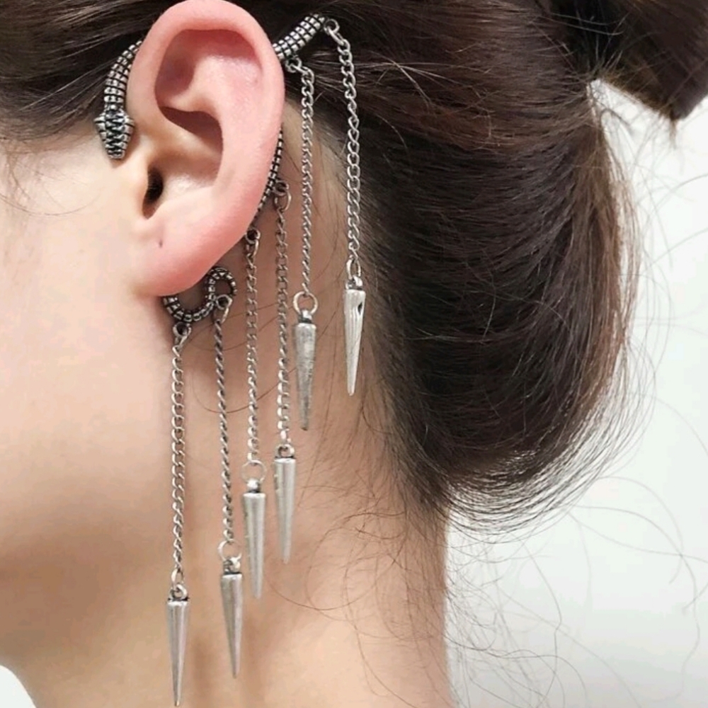 1pc (not pair) cone dangerous ear wrap